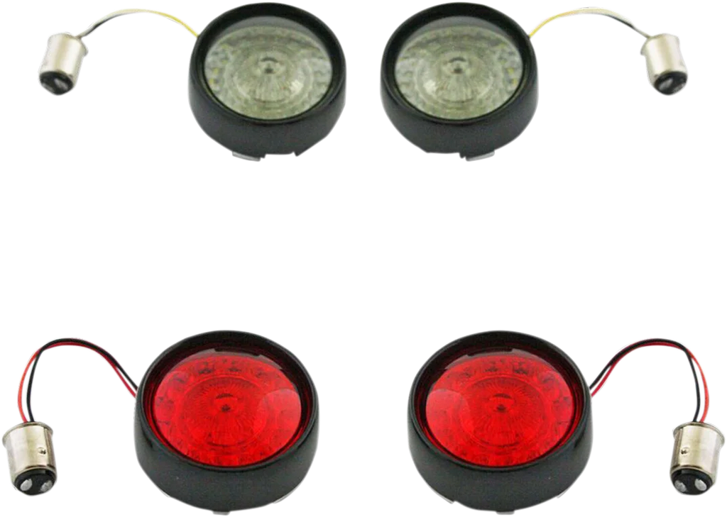 Custom Dynamics Full Bullet Turn Signal Conversion Kit - Black PB-BCM-BB-B - Main Product View