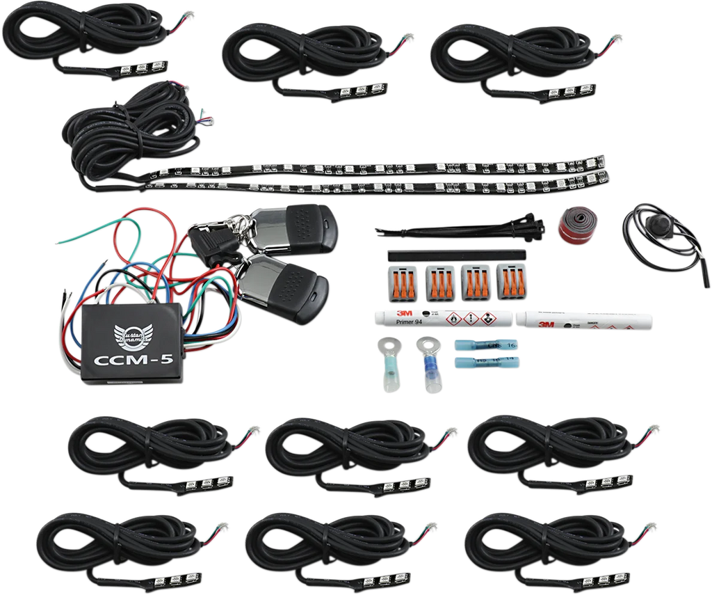 Custom Dynamics Full Lighted Engine Kit - Indian CD-IND-TMWK1 - Main Product View