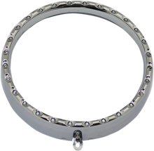 Load image into Gallery viewer, Custom Dynamics Halo Headlight Trim Ring - FLHT '06-'13 - Black CDTB-7TR-2B - Side View
