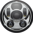 Load image into Gallery viewer, Custom Dynamics Headlamp - 5.75" - LED - Chrome CD-575-C - Main Product View