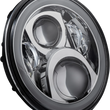 Load image into Gallery viewer, Custom Dynamics Headlamp - 7" - LED - Chrome CD-7-14-C - Main Product View