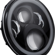 Load image into Gallery viewer, Custom Dynamics Headlamp - 7" - LED - Chrome CD-7-14-C - Side View