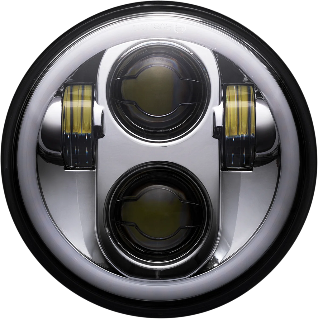 Custom Dynamics Headlight - Chrome CD-575-H-C - Main Product View