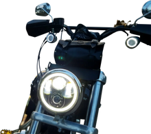 Load image into Gallery viewer, Custom Dynamics Headlight - Chrome CD-575-H-C - Side View