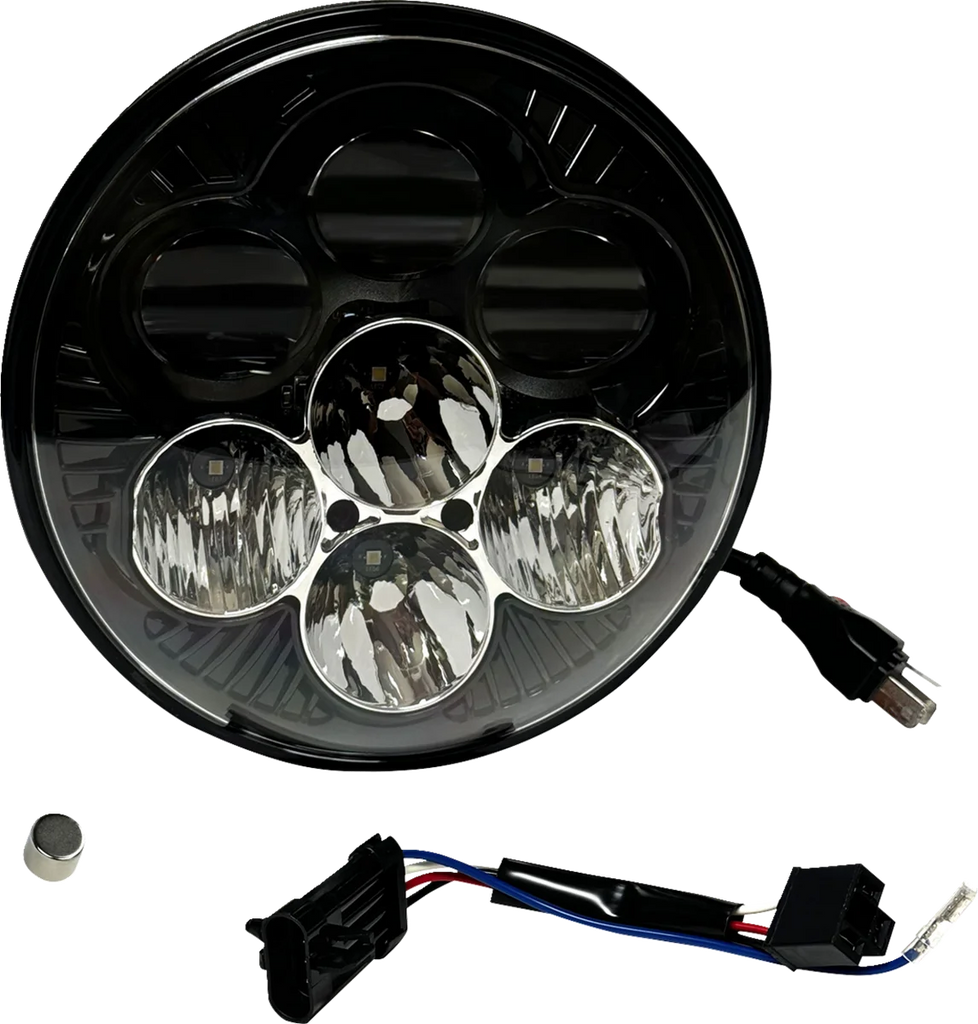 Custom Dynamics Headlight - Shark Demon® - LED - Color Changing SD2-7-14 - Main Product View