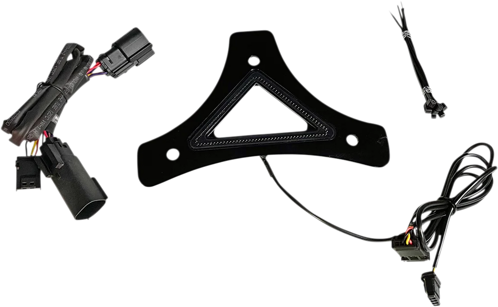 Custom Dynamics LED Backrest Light - Run/Brake - Black CD-BR-TKE-B - Side View