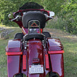 Load image into Gallery viewer, Custom Dynamics LED Backrest Light - Run/Brake - Chrome CD-BR-BCM-C - Side View