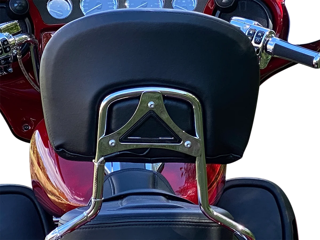 Custom Dynamics LED Backrest Light - Run/Brake - Chrome CD-BR-HD-C - Side View