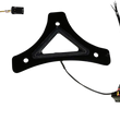 Load image into Gallery viewer, Custom Dynamics LED Backrest Light - Run/Brake - Chrome CD-BR-UNV-C - Side View