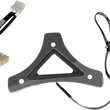 Load image into Gallery viewer, Custom Dynamics LED Backrest Light - Run/Brake - Chrome CD-BR-XL-C - Main Product View