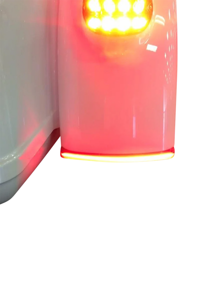 Custom Dynamics LED Fender LIght - Red Lens - Tri Glide CD-TGFENDER-R - Side View