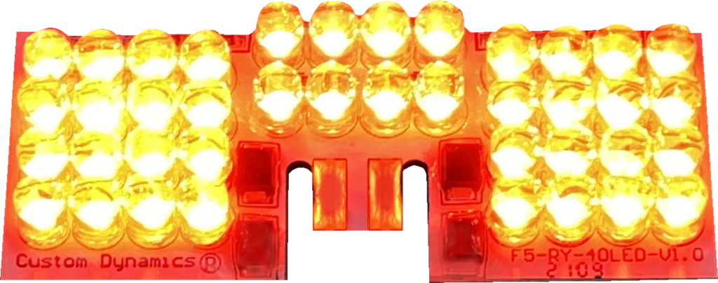 Custom Dynamics LED Fender Tip Boards - Red GEN-FT-R-RUN - Main Product View