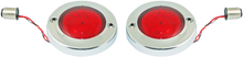 Load image into Gallery viewer, Custom Dynamics LED Flat Turn Signals - 1156 - Black - Red Lens PB-FB-R-1156BR - Side View