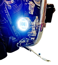 Load image into Gallery viewer, Custom Dynamics LED Fog Light - BCM - Chrome PB-FOG-BCM-C - Side View