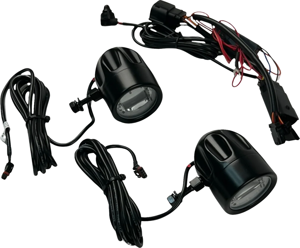 Custom Dynamics LED Fog Light - Halo - Black PB-FOG-23-B - Main Product View