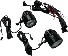 Load image into Gallery viewer, Custom Dynamics LED Fog Light - Halo - Black PB-FOG-23-B - Main Product View