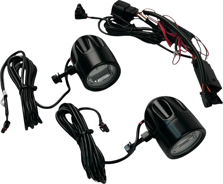 Custom Dynamics LED Fog Light - Halo - Black PB-FOG-23-B