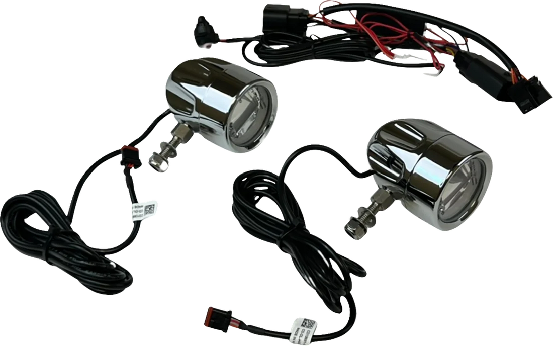 Custom Dynamics LED Fog Light - Halo - Black PB-FOG-23-B - Side View