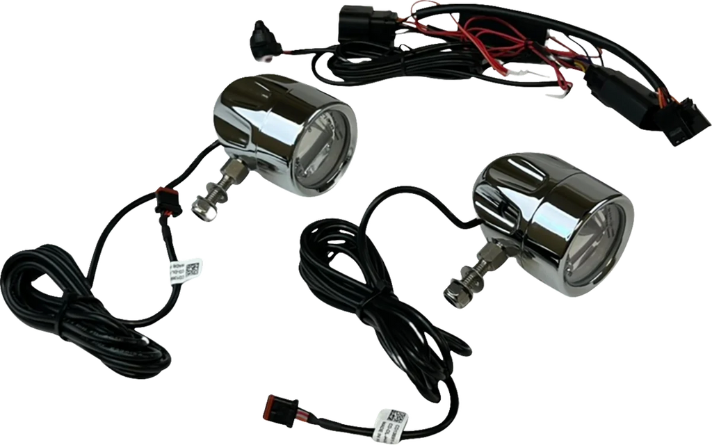 Custom Dynamics LED Fog Light - Halo - Black PB-FOG-23-B - Side View
