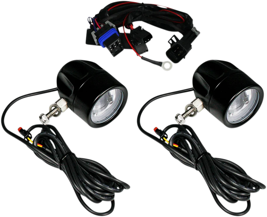 Custom Dynamics LED Fog Light - Indian - Black PB-FOG-IND-B - Main Product View