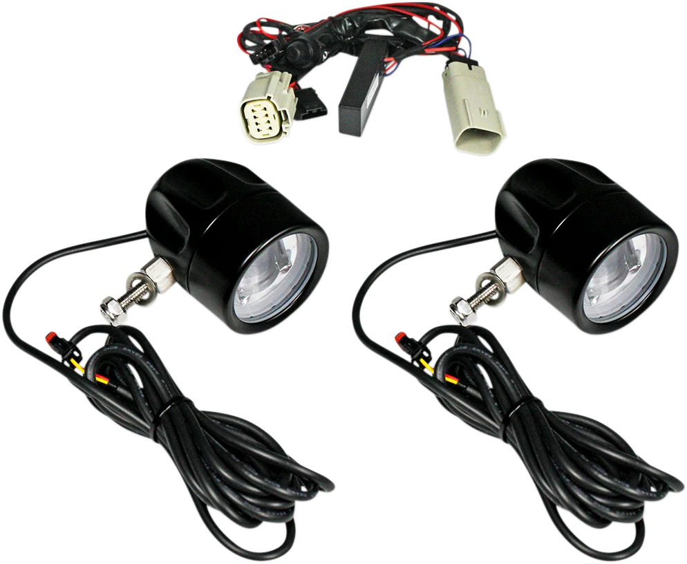 Custom Dynamics LED Fog Light - Trike - Black PB-FOG-TKE-B - Main Product View