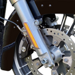 Load image into Gallery viewer, Custom Dynamics LED Fork Light - Amber - Black CD-FORK-BCM-AB - Side View