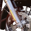 Load image into Gallery viewer, Custom Dynamics LED Fork Light - Amber - Black CD-FORK-BCM-AB - Back View