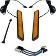 Load image into Gallery viewer, Custom Dynamics LED Fork Light - Amber - Black CD-FORK-HD-AB - Main Product View