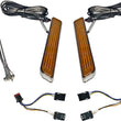 Load image into Gallery viewer, Custom Dynamics LED Fork Light - Amber - Chrome CD-FORK-BCM-AC - Main Product View