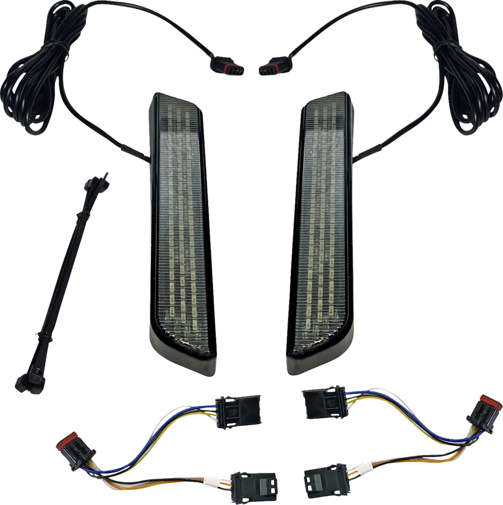 Custom Dynamics LED Fork Light - Smoke - Black CD-FORK-BCM-SB - Main Product View
