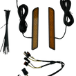 Load image into Gallery viewer, Custom Dynamics LED Fork Reflector - Amber CD-FORK-LRST-AB - Main Product View