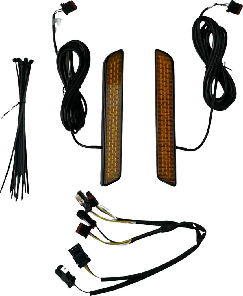 Custom Dynamics LED Fork Reflector - Amber CD-FORK-LRST-AB - Main Product View