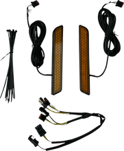 Load image into Gallery viewer, Custom Dynamics LED Fork Reflector - Amber CD-FORK-LRST-AB - Main Product View
