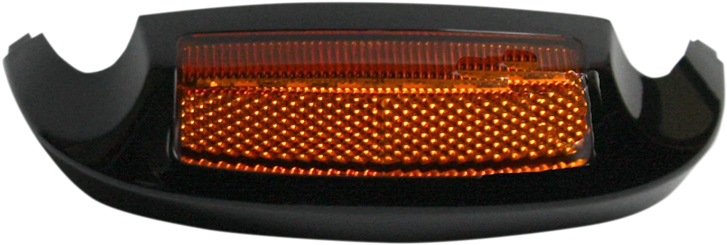 Custom Dynamics LED Front Fender Tip - Amber LED/Amber Lens - Black GEN-FT-AA-BLK - Main Product View