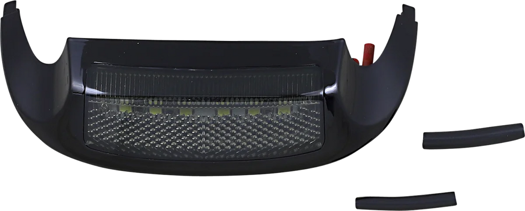 Custom Dynamics LED Front Fender Tip - White LED/Smoke Lens - Black GEN-FT-WS-BLK - Main Product View