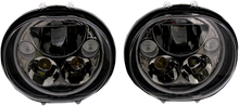 Load image into Gallery viewer, Custom Dynamics LED Headlight - 5-3/4" - Black - Pair CDTB-575OV-B - Main Product View