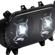 Load image into Gallery viewer, Custom Dynamics LED Headlight - Black - Road Glide CD-RG-H-B - Back View