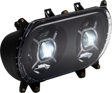 Load image into Gallery viewer, Custom Dynamics LED Headlight - Black - Road Glide CD-RG-H-B - Back View