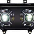 Load image into Gallery viewer, Custom Dynamics LED Headlight - Black - Road Glide CD-RG-H-B - Installation View