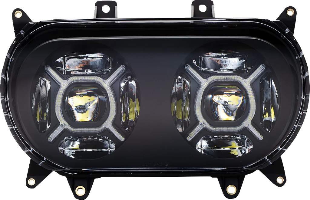 Custom Dynamics LED Headlight - Black - Road Glide CD-RG-H-B - Additional View 5