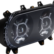 Load image into Gallery viewer, Custom Dynamics LED Headlight - Black - Road Glide CD-RG-H-B - Additional View 6