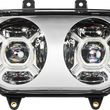 Load image into Gallery viewer, Custom Dynamics LED Headlight - Chrome - Road Glide CD-RG-H-C - Main Product View