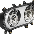 Load image into Gallery viewer, Custom Dynamics LED Headlight - Chrome - Road Glide CD-RG-H-C - Side View