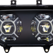 Load image into Gallery viewer, Custom Dynamics LED Headlight - Chrome - Road Glide CD-RG-H-C - Detail View
