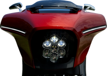 Load image into Gallery viewer, Custom Dynamics LED Headlight - Shark Demon® - FLHX/SE SD2-23BAT-W - Installation View