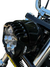 Load image into Gallery viewer, Custom Dynamics LED Headlight - Shark Demon® - Pedestal Mount SD2-PM-W - Main Product View