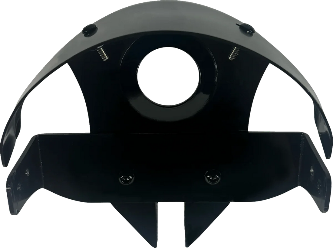 Custom Dynamics LED Headlight - Shark Demon® - Pedestal Mount SD2-PM-W - Back View