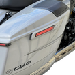 Load image into Gallery viewer, Custom Dynamics LED Latch Lights - Saddlebag - Smoke Lens CD-LATCH-23-S - Side View