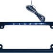 Load image into Gallery viewer, Custom Dynamics LED License Plate Frame - Black LPF-HRZ-B-LP - Main Product View