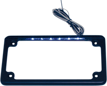 Load image into Gallery viewer, Custom Dynamics LED License Plate Frame - Black LPF-HRZ-B-LP - Main Product View